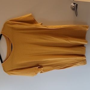 Torrid yellow tee